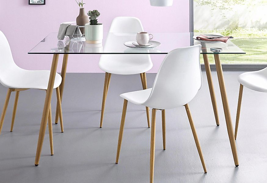INOSIGN Glastisch "Miller" Breite 140 cm günstig online kaufen