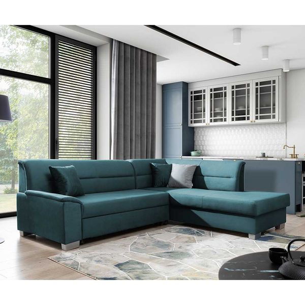 Ecksofa Funktionsecke 247 cm breit mit Bettkasten günstig online kaufen