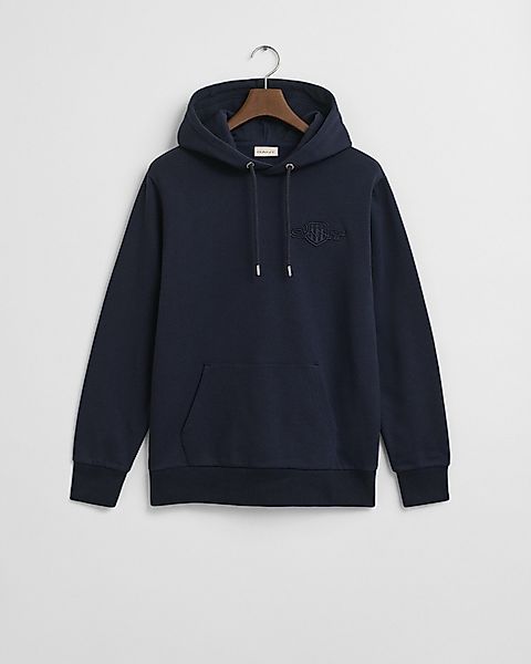 Gant Hoodie TONAL SHIELD Ton-in-Ton Stickerei, günstig online kaufen