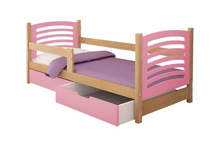 thematys Jugendbett Kinderbett mit abnehmbaren Rausfallschutz und zwei Schu günstig online kaufen