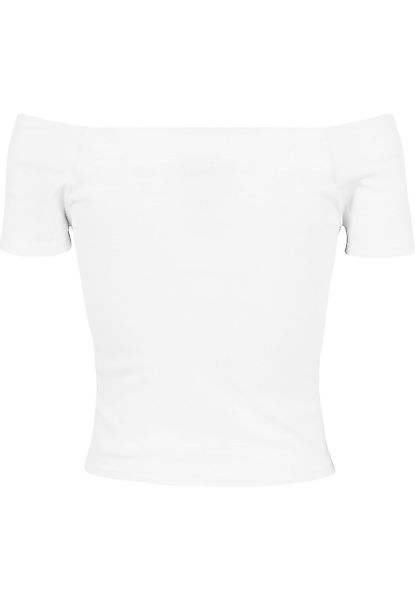 URBAN CLASSICS T-Shirt "Urban Classics Damen Ladies Off Shoulder Rib Tee" 1 günstig online kaufen