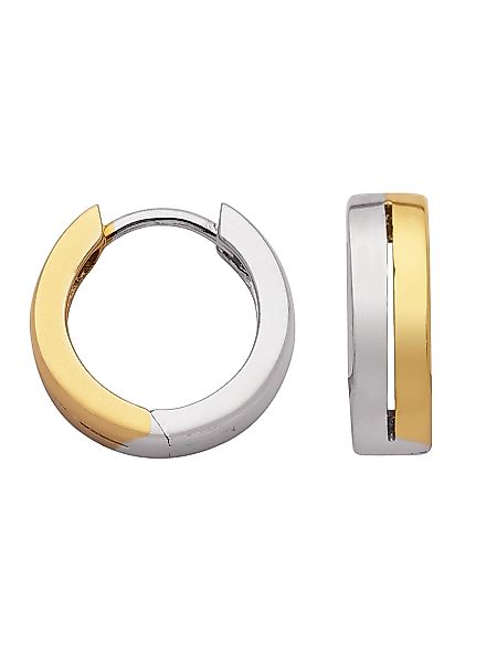 Adelia´s Paar Ohrhänger "1 Paar 925 Silber Ohrringe / Creolen Ø 13,3 mm", 9 günstig online kaufen