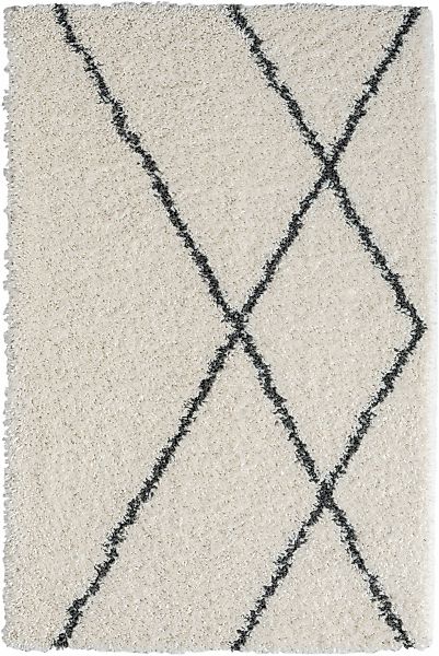 Myflair Möbel & Accessoires Hochflor-Teppich »My Shaggy Raute«, rechteckig, günstig online kaufen