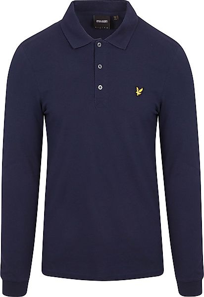 Lyle and Scott Longsleeve Polo Navy - Größe XS günstig online kaufen