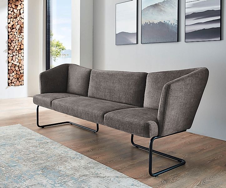 K+W Komfort & Wohnen Polsterbank "Mikkado Tube" in abgerundeter Form, Rundr günstig online kaufen