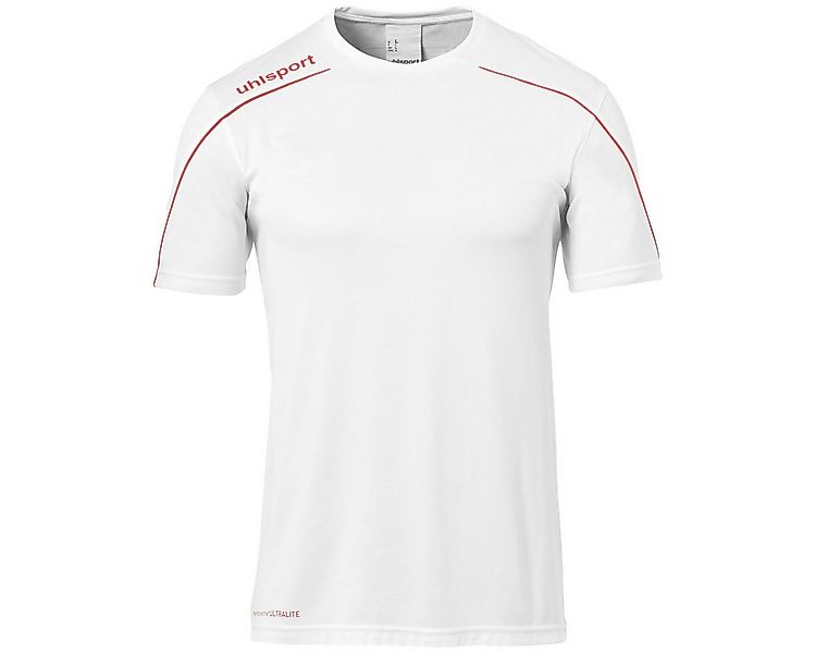 uhlsport T-Shirt Sport-Trikot Stream 22 (100% Polyester) weiss/rot Herren günstig online kaufen