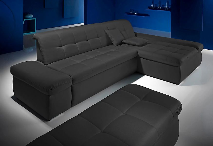 Home affaire Ecksofa "ESRA, zeitlos und elegant. Breite 300cm, L-Form" wahl günstig online kaufen