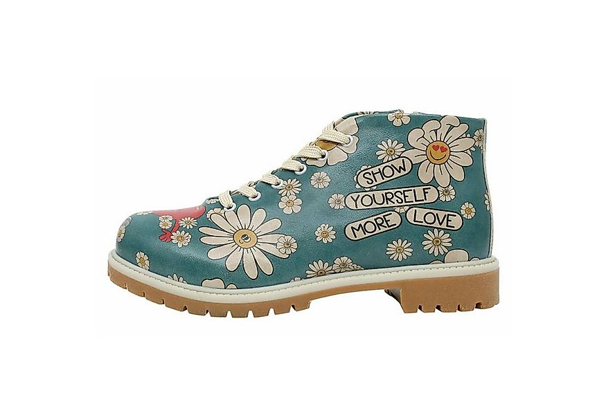 DOGO Shortcut Boots Show Yourself More Love Damen Stiefeletten Stiefel Hand günstig online kaufen