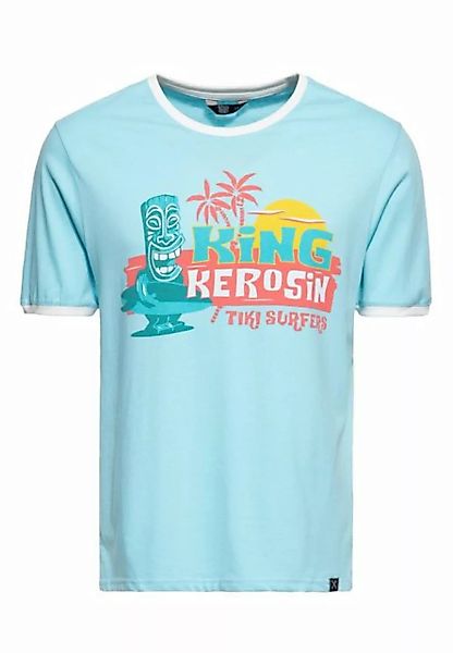 KingKerosin Print-Shirt Tiki Surfers (1-tlg) mit Hawaii-Tikki Design günstig online kaufen