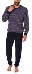 Normann Pyjama Herren Frottee Schlafanzug mit günstig online kaufen