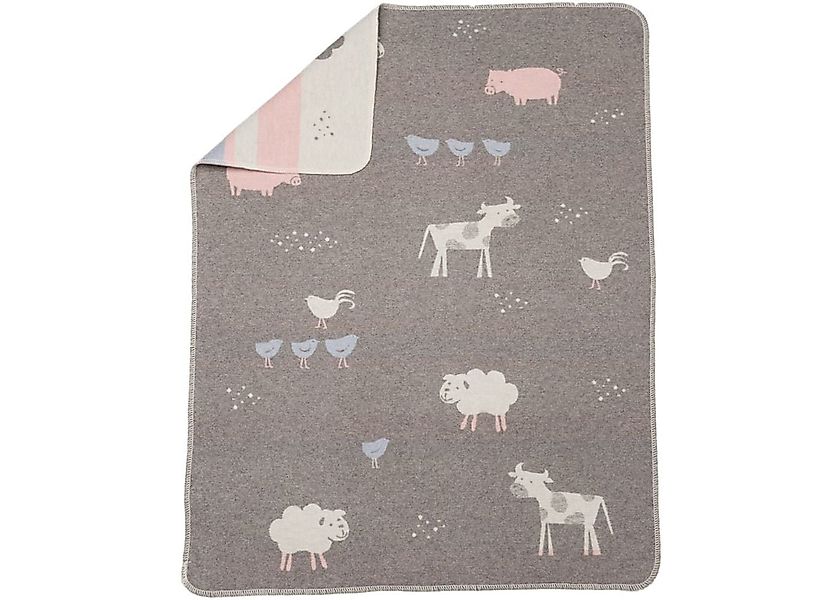 Babydecke Juwel 'Bauernhof' 70 x 90 cm, DAVID FUSSENEGGER günstig online kaufen