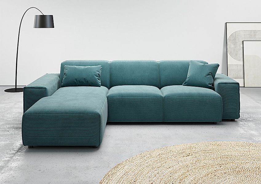 andas Ecksofa »Glimminge L-Form auch in Breitcord, Feincord + Easy care-Bez günstig online kaufen