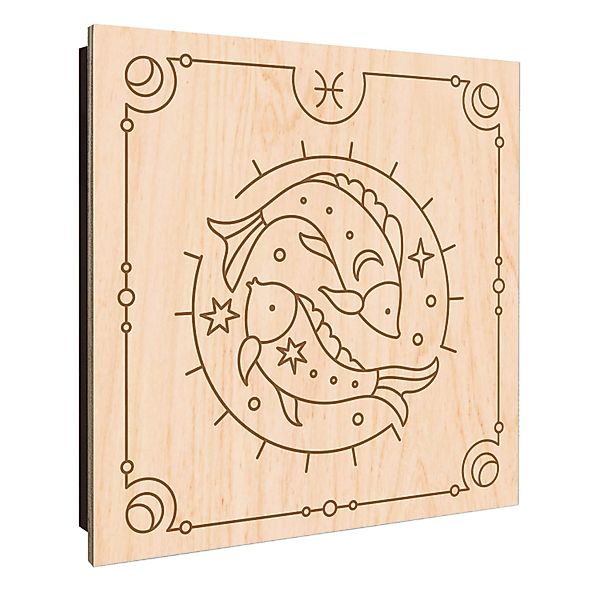 Banjado Schlüsselkasten Holz 30x30cm Schwarz Scharnier Rechts 50 Haken Desi günstig online kaufen