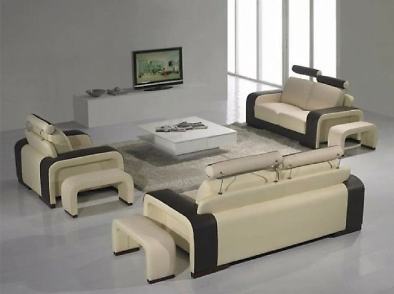 JVmoebel Sofa Dreisitzer Sofa Couch Polster Designer 3er Sofas Couchen Lede günstig online kaufen