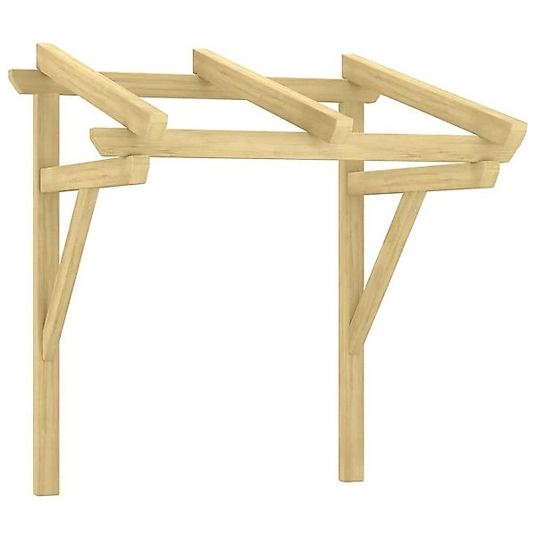 furnicato Markise Türvordach 100x100x80 cm Massivholz günstig online kaufen