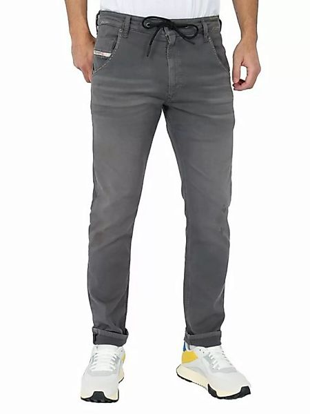 Diesel Tapered-fit-Jeans Dirty Look JoggJeans - Krooley 09E98-96P Grau günstig online kaufen