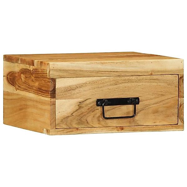 vidaXL Nachttisch Wand-Nachttisch Massivholz (1-St) günstig online kaufen