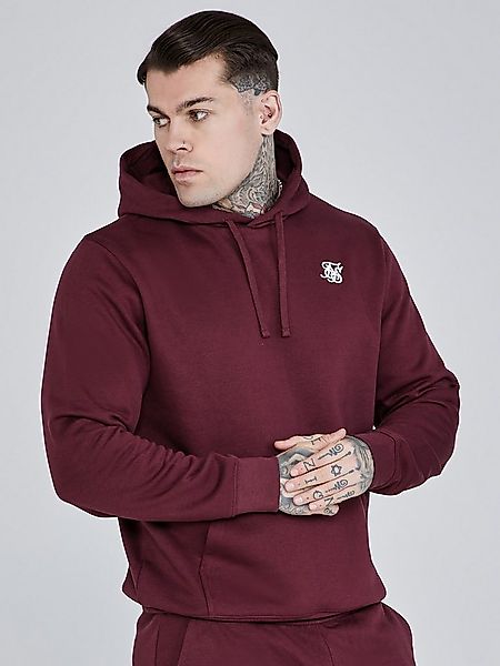 Siksilk Hoodie SikSilk Herren Bordeaux Essentials Kapuzenpullover günstig online kaufen