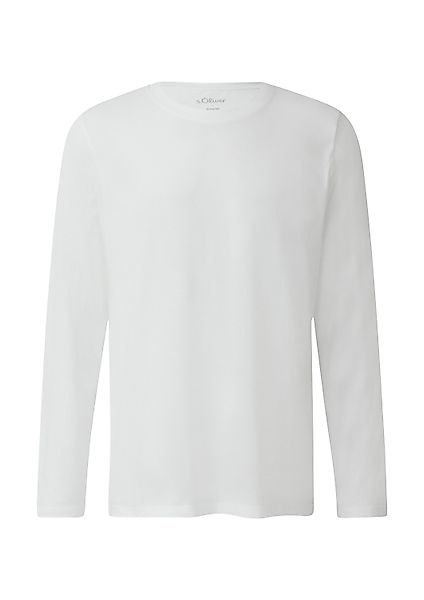 s.Oliver Langarmshirt T-Shirt Weiches Langarmshirt aus günstig online kaufen
