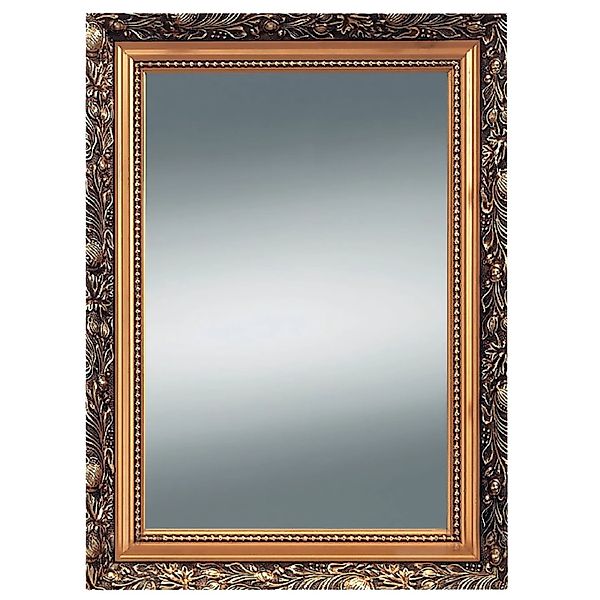 Kristall-Form Rahmenspiegel Verde 55 cm x 75 cm Goldfarben günstig online kaufen