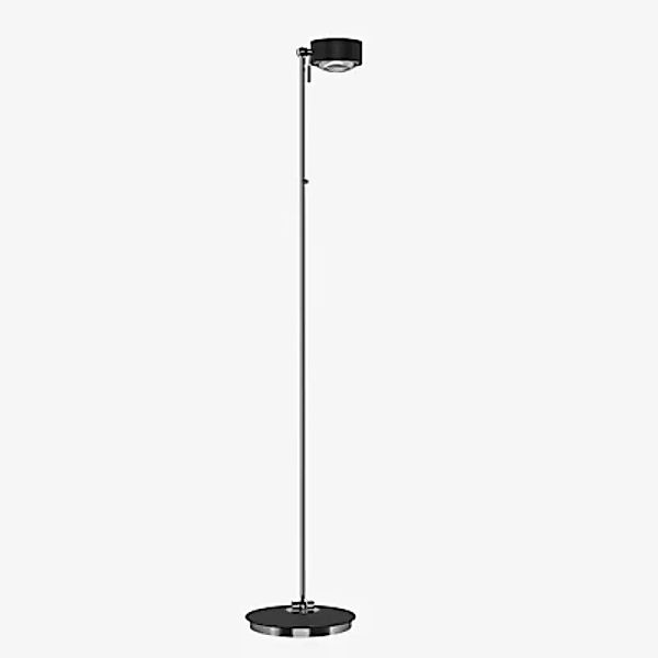 Top Light Puk Maxx Floor Mini Single Stehleuchte LED, schwarz matt/chrom - günstig online kaufen