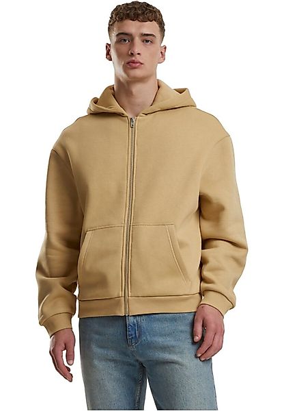 Urban Classics Herren Hoodie Kapuzenpullover FLUFFY ZIP - Regular Fit günstig online kaufen