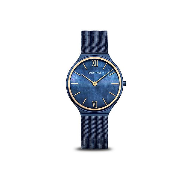 Bering Quarzuhr Bering Ultra Slim blau poliert/gebürstet 18434-397 18434-39 günstig online kaufen
