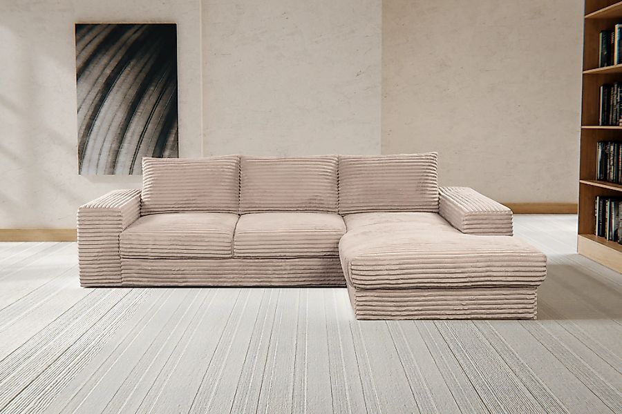 WERK2 Ecksofa "Rozzana Design Ecksofa mit hohem Komfort, zeitlos & elegant, günstig online kaufen