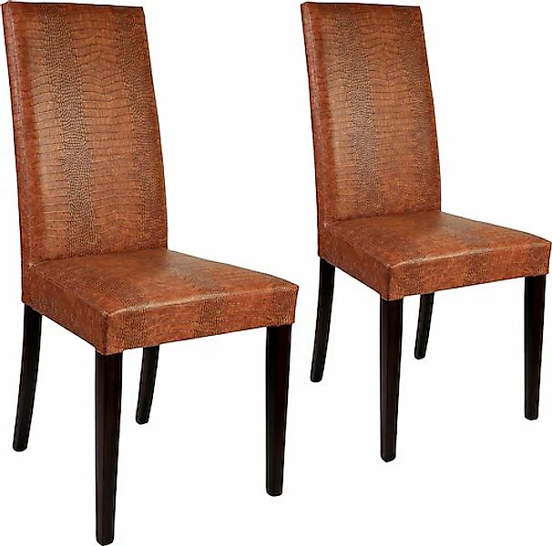 Home affaire Polsterstuhl »Java«, (Set), 2 St., Kunstleder, Kunstlederbezug günstig online kaufen