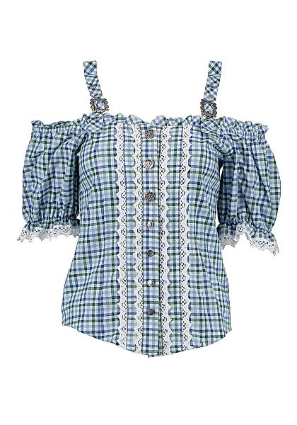 OS Trachten Trachtenbluse Zemira Tailliert, Bluse günstig online kaufen