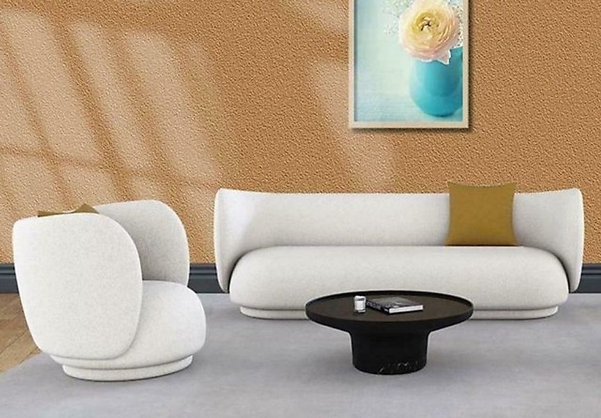 JVmoebel Sofa Sofagarnitur 2+1 Sitzer Velvet Wohnlandschaft Couch Lounge So günstig online kaufen