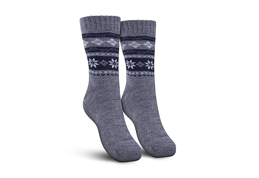 Bestlivings Kuschelsocken Haussocken "Norweger" (1-Paar) Hüttensocken ABS / günstig online kaufen