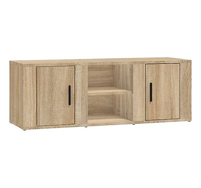 vidaXL TV-Schrank TV-Board Sonoma-Eiche 100x31,5x35 cm Holzwerkstoff günstig online kaufen