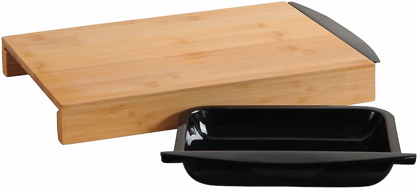 KESPER® Schneidebrett, mit 2 Auffangschalen, FSC®zertifiziert günstig online kaufen