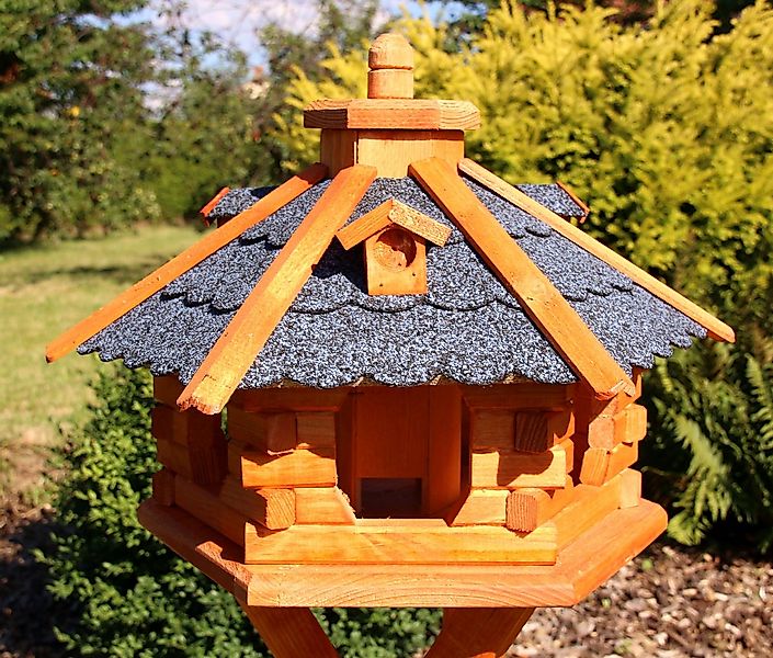 Holzdekoladen Vogelhaus Vogelhaus mit Ständer wetterfest Größe L bis XXL Ty günstig online kaufen