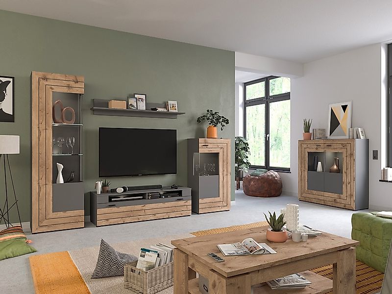 INOSIGN Wandboard "Aalborg, Breite 140 cm, 1 Ablageboden, inklusive Wandmon günstig online kaufen