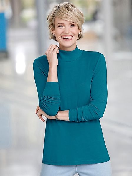 Classic Basics Stehkragenshirt "Stehkragen-Shirt" 1 Stk. günstig online kaufen