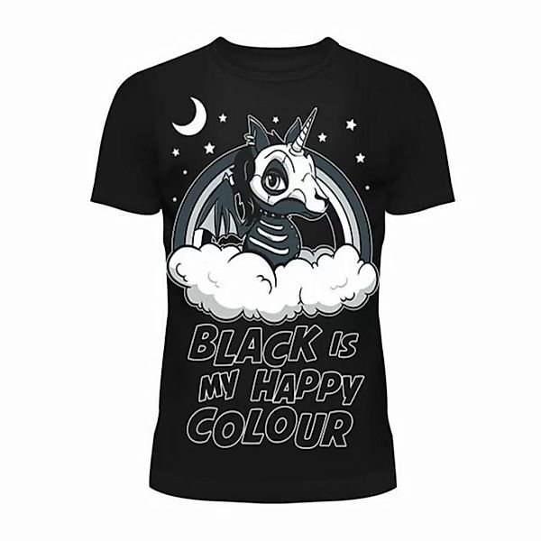 Cupcake Cult T-Shirt Black Is My Happy Colour günstig online kaufen