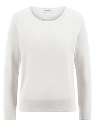 Rundhals-Pullover aus 100% SUPIMA-Baumwolle Peter Hahn weiss günstig online kaufen