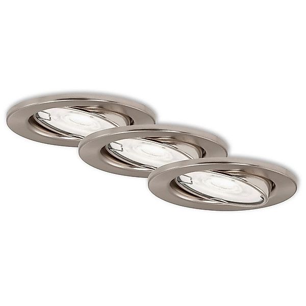 LED-Leuchtmittel 3 x Briloner LED Einbaustrahler günstig online kaufen