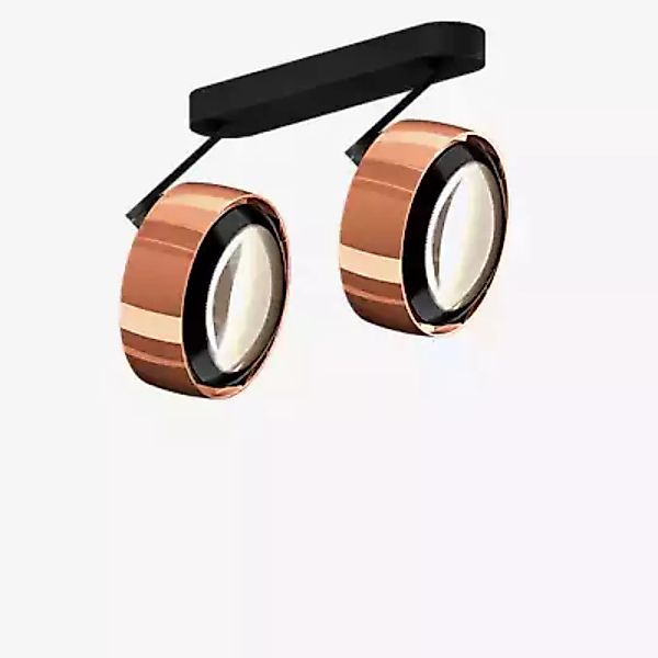 Occhio Più Alto 3d Doppio Volt S30 Strahler LED 2-flammig, Kopf roségold/Ba günstig online kaufen