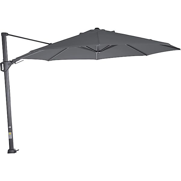 Siena Garden Ampelschirm Ø 350 cm Anthrazit mit Dreh- & Neigungsfunktion günstig online kaufen