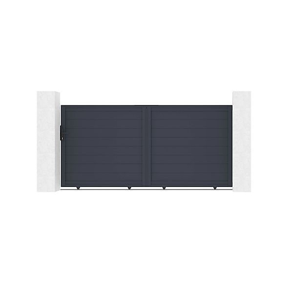 Casanoov Schiebetor Elektrisch Eiger 300x140cm & Schiebetorantrieb Ranger C günstig online kaufen