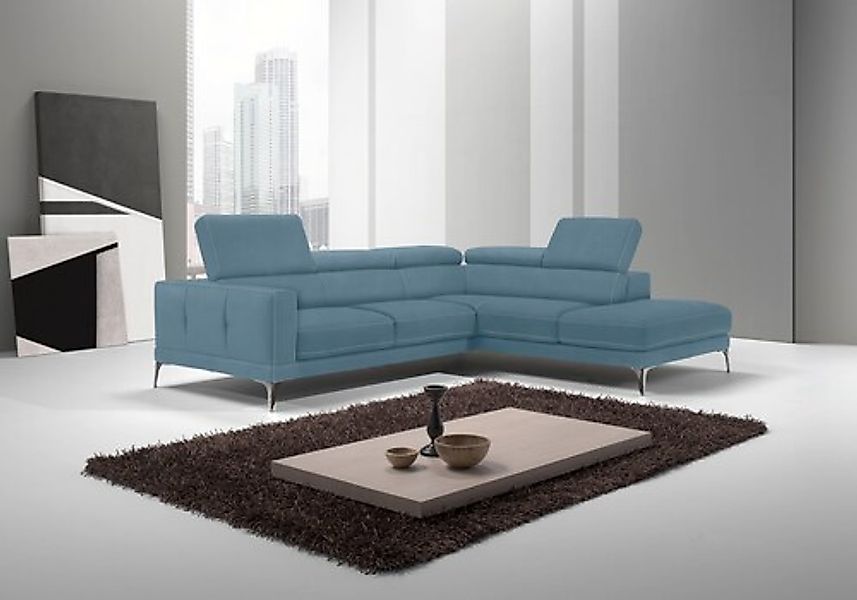 Egoitaliano Ecksofa »Claudie, Designsofa mit extrakomfortablem Sitzkomfort« günstig online kaufen