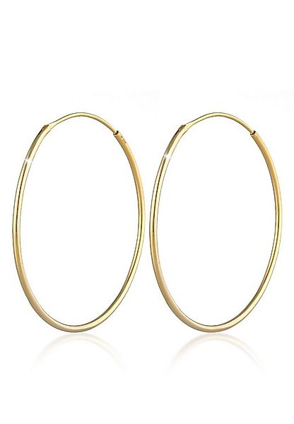 Elli Paar Creolen Creolen Rund Basic Klassisch 925 Silber günstig online kaufen