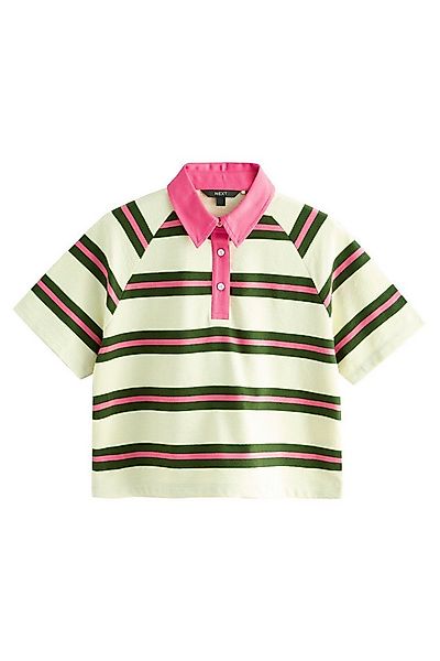 Next Rugbyshirt Kurzärmeliges Rugby-Polo-Top mit Kragen (1-tlg) günstig online kaufen
