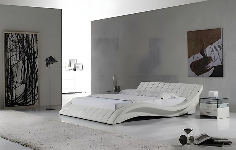 JVmoebel Bett Bett Weiß Schlafzimmer JV Möbel Liegefläche 180x200 Schlafzim günstig online kaufen