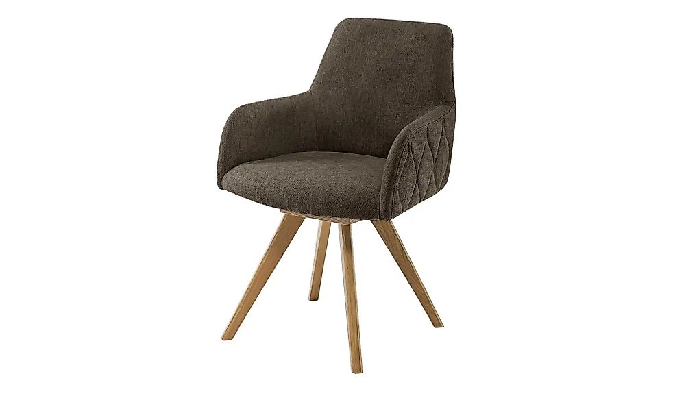 Woodford Esszimmerstuhl  Damask ¦ braun ¦ Maße (cm): B: 61 H: 88 T: 66.5 St günstig online kaufen