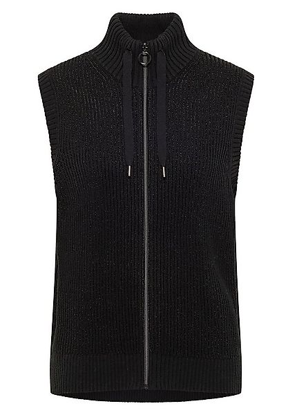 CECIL Strickpullover Strukturweste mit Zipper günstig online kaufen