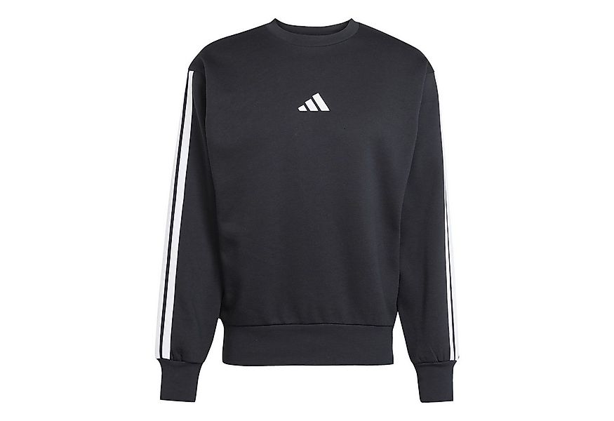 adidas Sportswear Sweatshirt M 3S FL SWT BLACK/WHITE günstig online kaufen